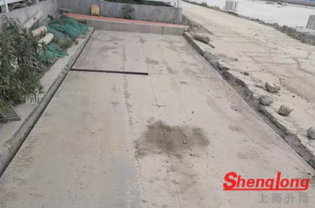 南通港閘區(qū)80噸二手舊地磅(自提)